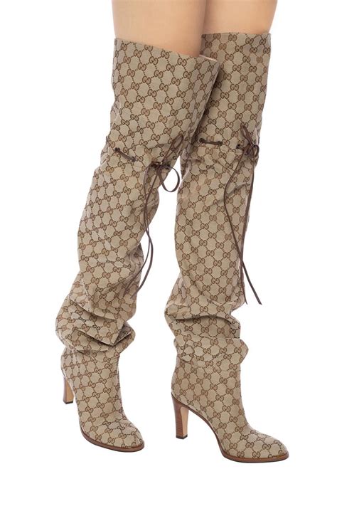 gucci print ugg boots|gucci thigh high boots sale.